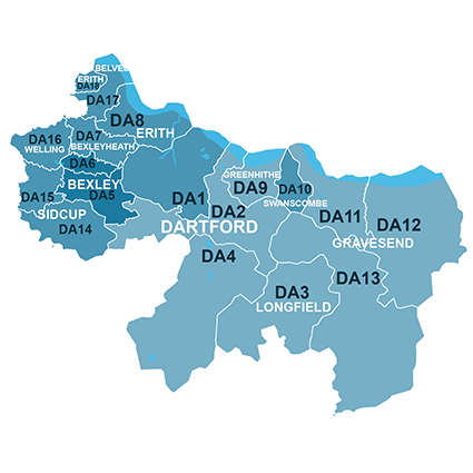 Dartford Map (House Sale Data)